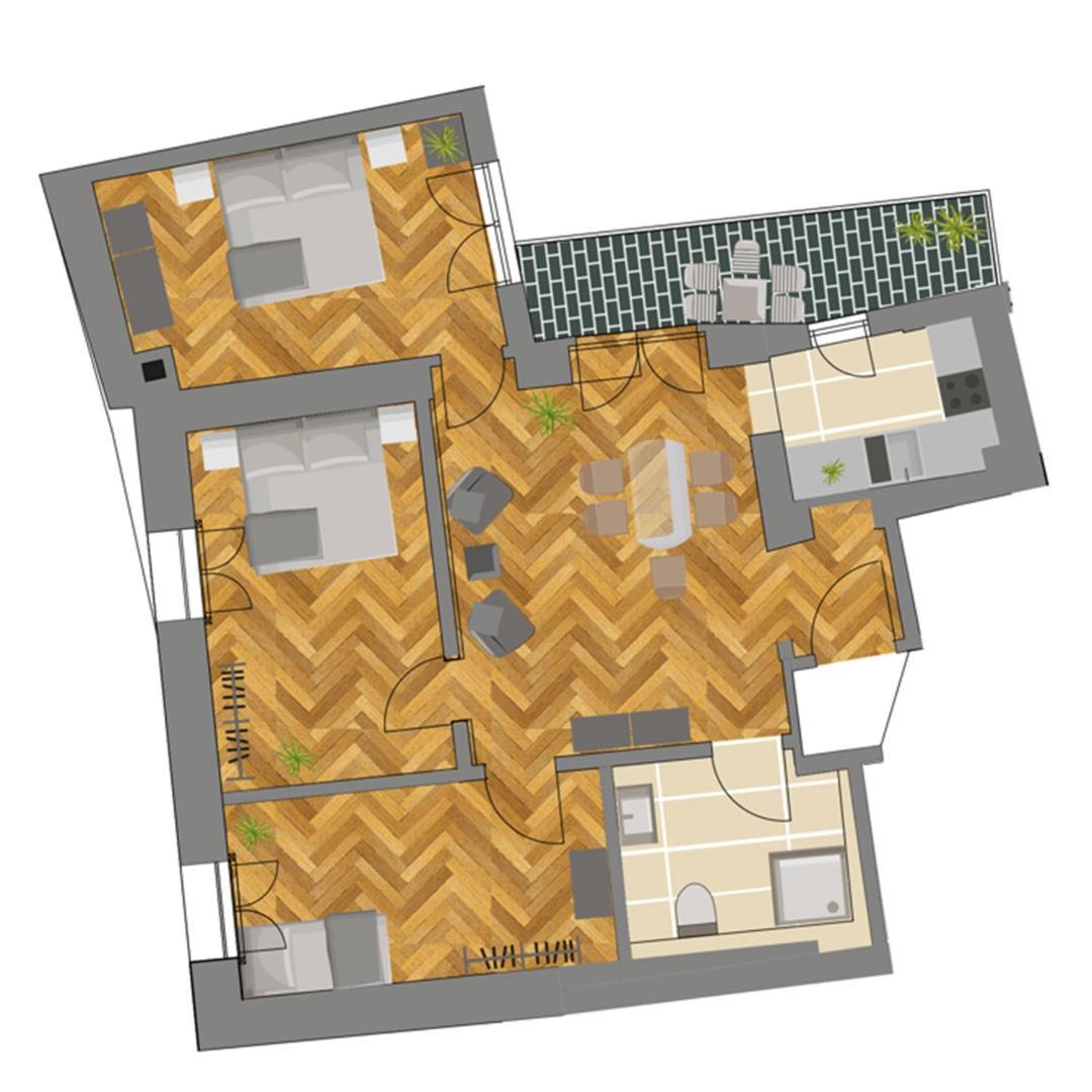 Wassergasse 11 Регенсбург Стая снимка